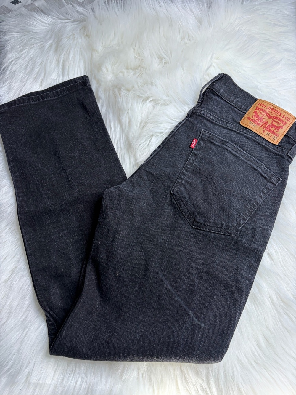 Men's Black 514 Levi's Jeans Size 31x32